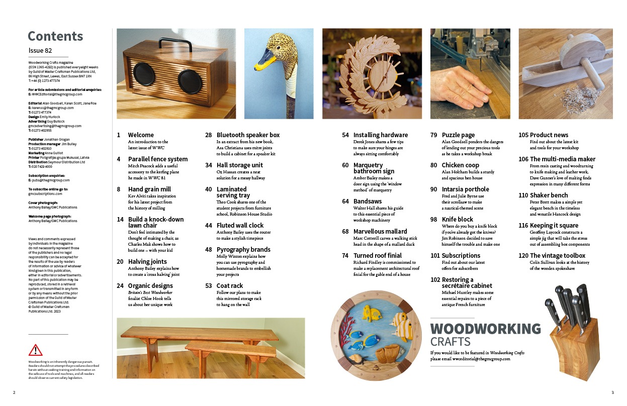 Woodsmith Magazine Classic Mantel Clock Plans