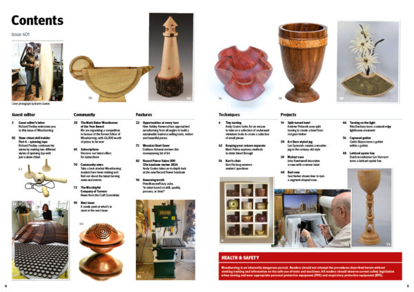 Woodturning 401 Contents