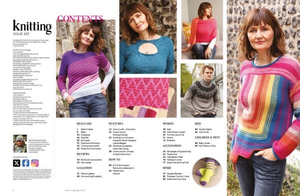 Knitting Magazine 257 Contents